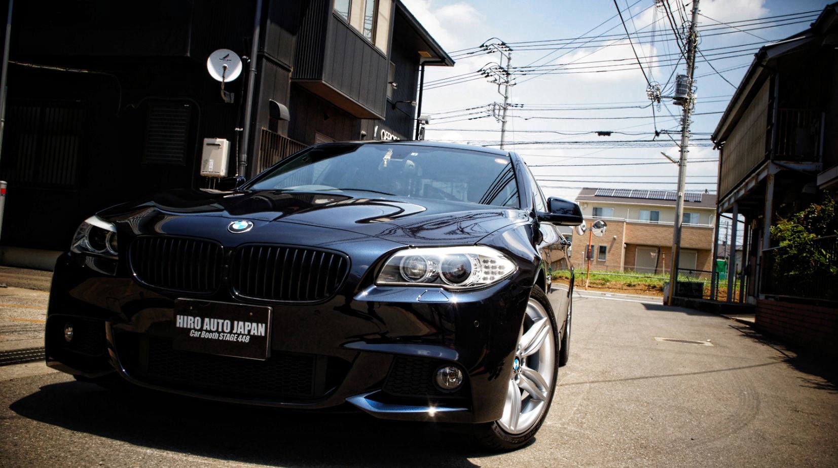 キャリパー塗装施工事例：BMW 5 SERIES EXCLUSIVE SPORT 300台限定モデルキャリパー塗装＆LOGO★COLOR：オリジナルオーダーカラー（ブルー系） IMG10_823_sDBH0M_sub5.jpg