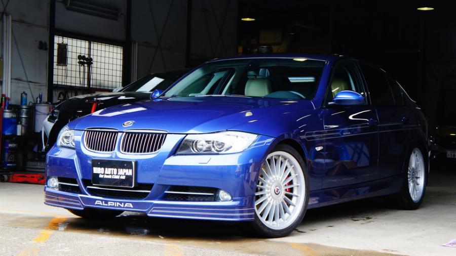 キャリパー塗装施工事例：BMW ALPINA B3 純正キャリパー塗装　ＣＯＬＯＲ：＃001Italian losso solid IMG10_1314_Bxt50U_sub6.jpg