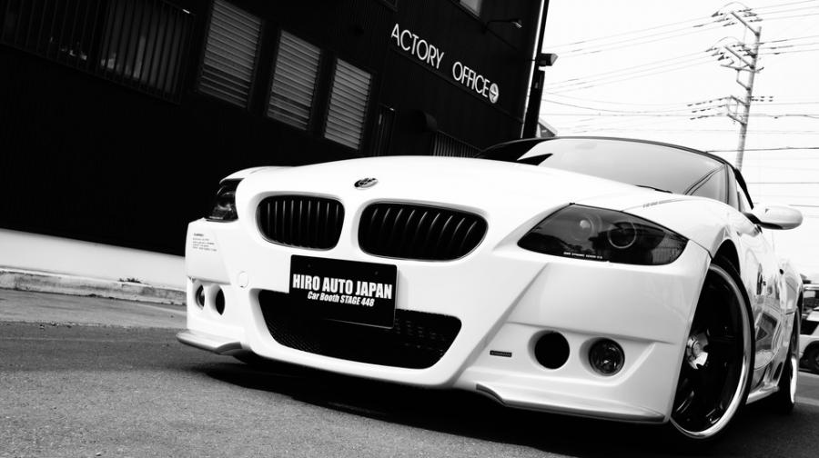 BMW Z4純正キャリパー塗装＆ローター塗装　COLOR:#002 giallo modena＆#1110 Valencia premium orange