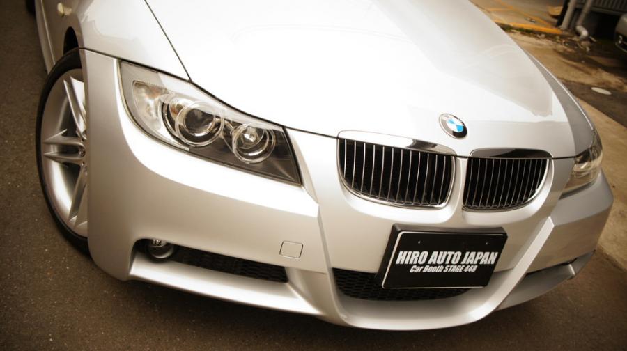 BMW3シリーズ純正キャリパー塗装　COLOR：#052 Premium platinum silver