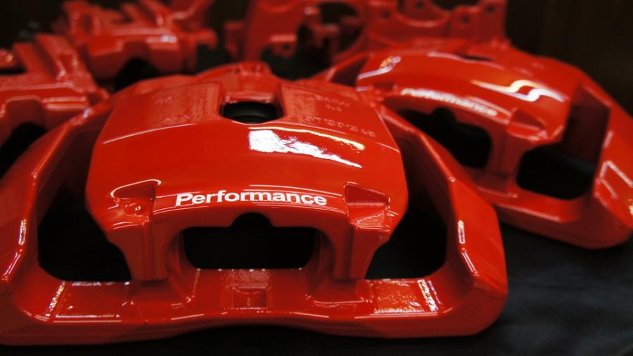 BMW　キャリパー塗装　COLOR:#001 Italian losso solid