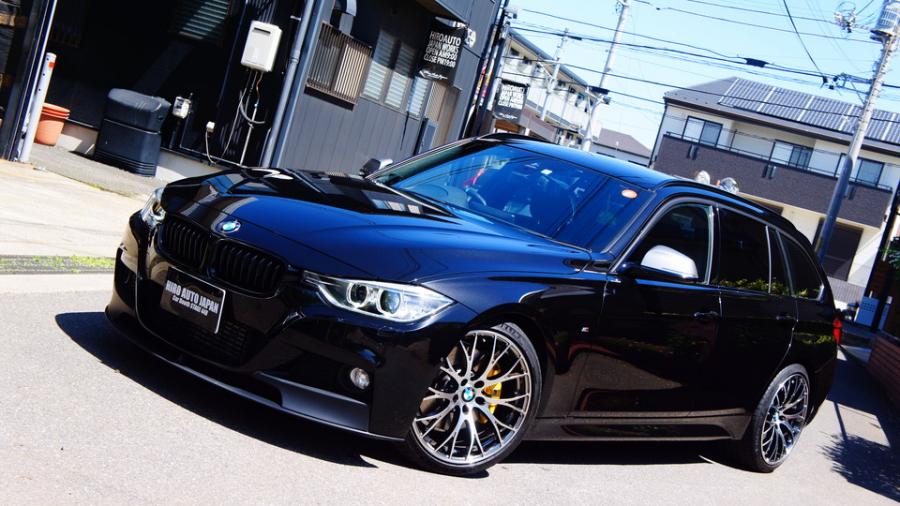 BMW F31 320dt　キャリパー塗装　COLOR:#002 giallo modena