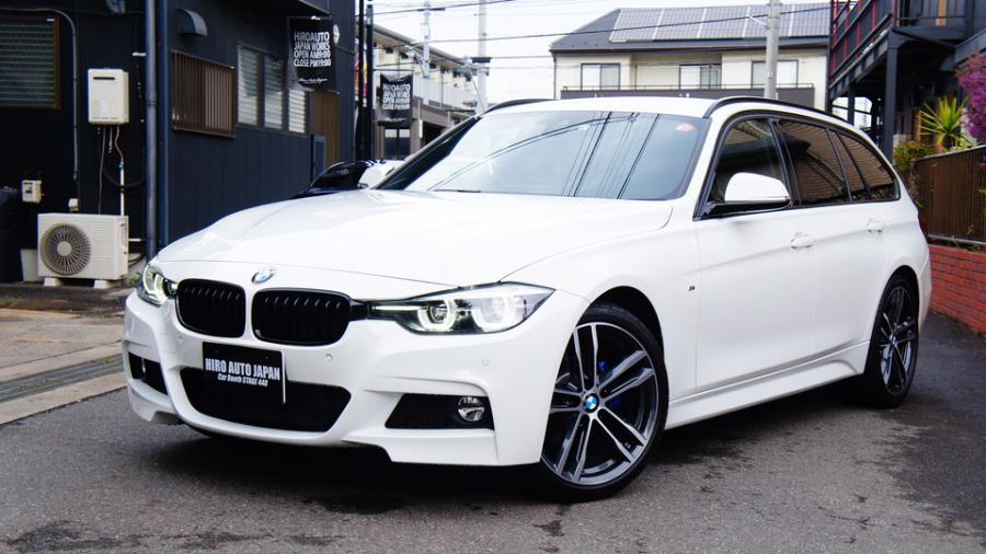 BMW320ツーリング　キャリパー塗装COLOR:#1115 Deep marine blue