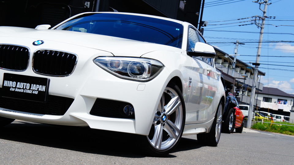 キャリパー塗装施工事例：ＢＭＷ １シリーズＦ20純正ブレーキキャリパー塗装　カラー：	#003 tokyo midnight gold IMG10_677_FfghK2_sub6.jpg