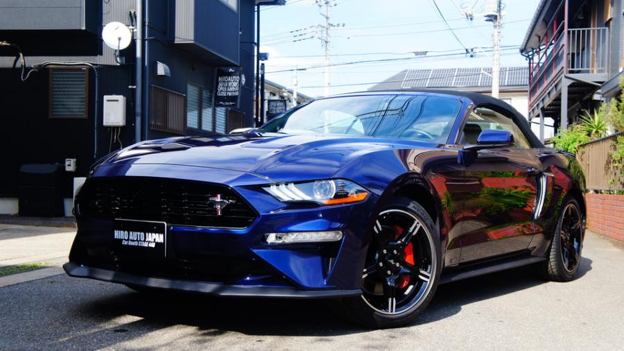 マスタング　キャリパー塗装ローター塗装　COLOR:#001 Italian losso solid　COLOR:#1114 Deep coal black matte