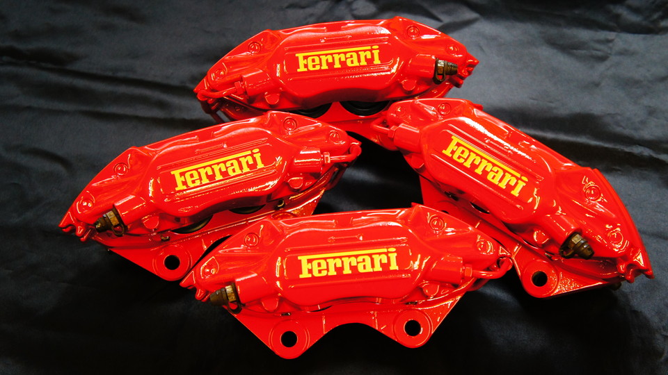 フェラーリ純正キャリパー塗装　ＣＯＬＯＲ：#001 Italian losso solid