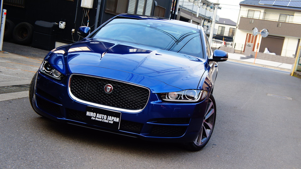 キャリパー塗装施工事例：ジャガーXE純正キャリパー塗装　COLOR:#001 Italian losso solid＆D-DASHブレーキパット装着 IMG18_1234_b8kj6F_sub1.jpg