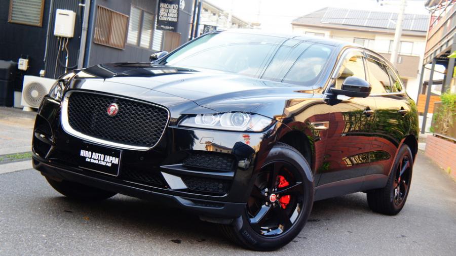 ジャガーF-PACE　キャリパー塗装　COLOR:#1112 Racing red