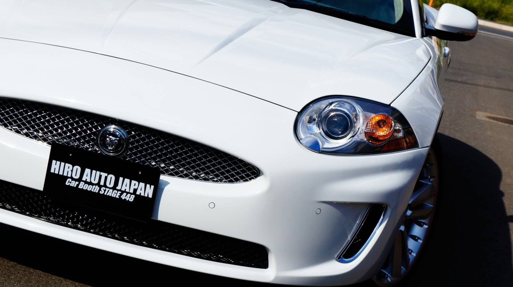 JAGUAR XKキャリパー塗装COLOR：#001 Italian losso solid