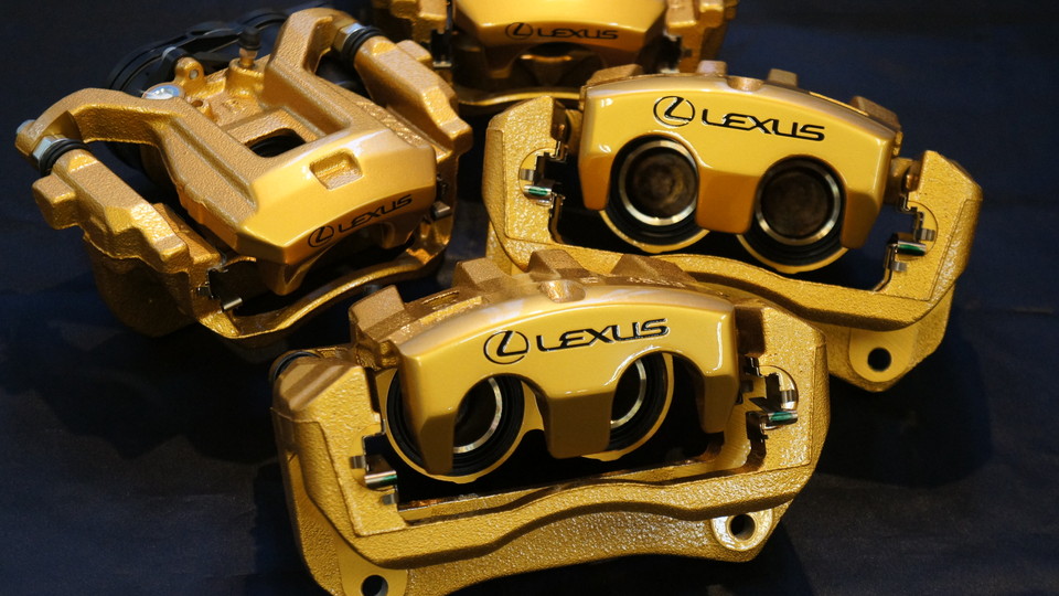 レクサスＮＸ純正キャリパー塗装　ＣＯＬＯＲ：＃003tokyo midnight gold