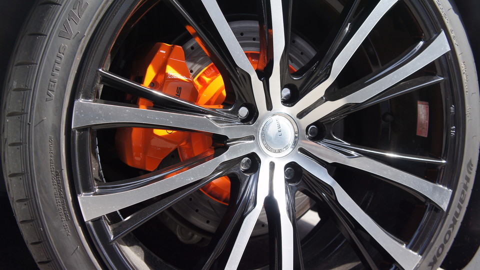 キャリパー塗装施工事例：レクサスＬＳ純正キャリパー・ローター塗装　ＣＯＬＯＲ：＃1110VALENCIA PREMIUM ORANGE＆ローター加工Ｔｙｐｅ：Ｃ6Ｓ8Ｄ IMG20_1003_7xwgo3_sub6.jpg