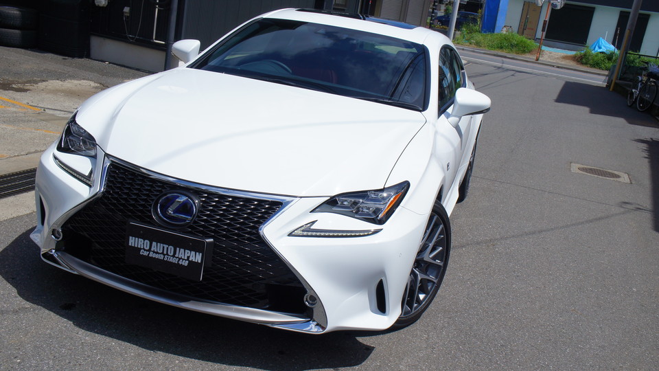 キャリパー塗装施工事例：レクサスＲＣ300ｈ純正キャリパー塗装　ＣＯＬＯＲ：#005 deep coal black IMG20_1035_4YbGSP_sub8.jpg