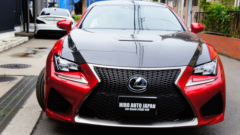 キャリパー塗装施工事例：レクサスＲＣ-Ｆ純正キャリパー塗装　ＣＯＬＯＲ：#010 premiun rouge candy red IMG20_1042_HBMmxQ_sub12.jpg