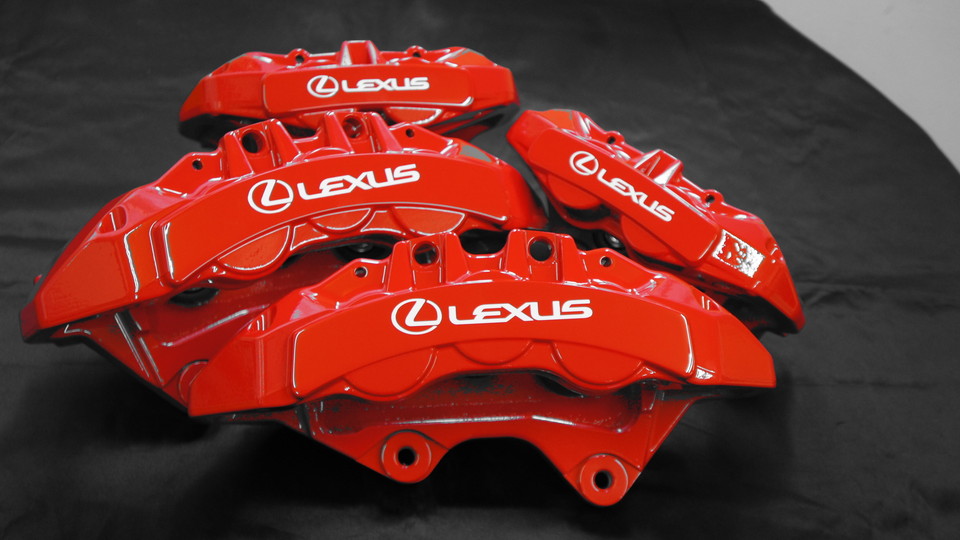 レクサスRC-F純正キャリパー塗装　COLOR：#001 Italian losso solid