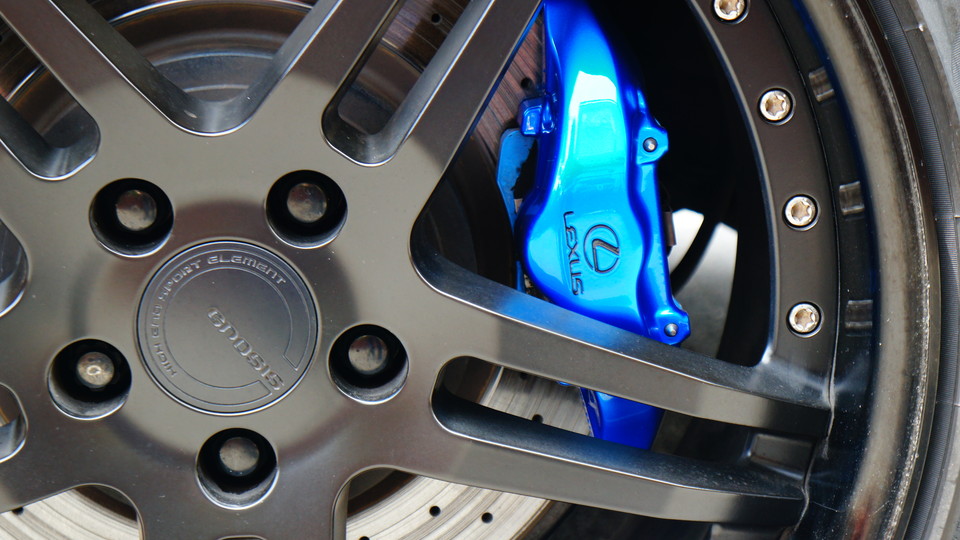 キャリパー塗装施工事例：レクサスIS-F純正キャリパー塗装　COLOR：＃1111charm gross candy blue IMG20_1115_CEOJAw_sub5.jpg