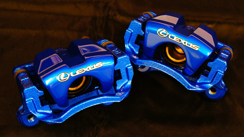 レクサスＩＳ300ｈ純正キャリパー塗装　ＣＯＬＯＲ：＃1115deep marine blue