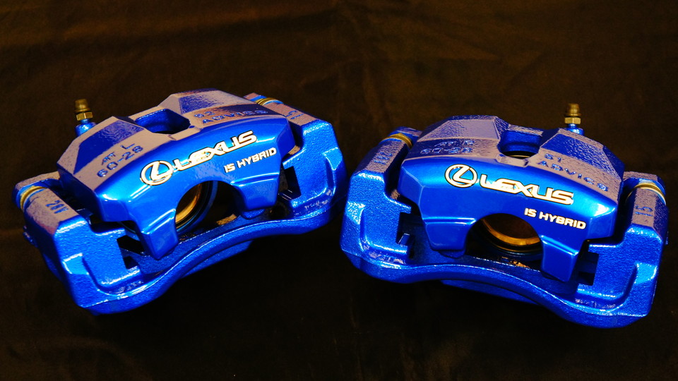 キャリパー塗装施工事例：レクサスＩＳ300ｈ純正キャリパー塗装　ＣＯＬＯＲ：＃1115deep marine blue IMG20_1161_x5sGQx_sub1.jpg