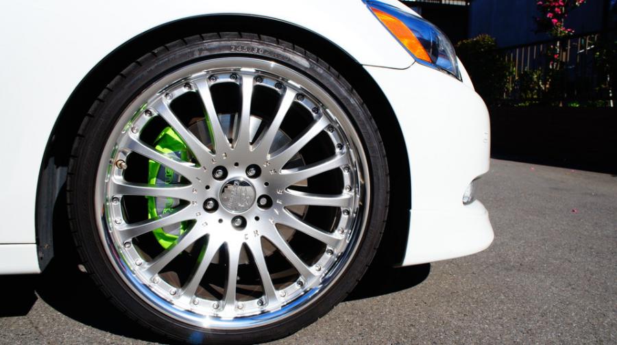 キャリパー塗装施工事例：レクサスGS450ｈ　キャリパー塗装　COLOR：#1103 Dazzling clearly green＆#1110 Valencia premium orange IMG20_1375_OvSrAI_sub4.jpg