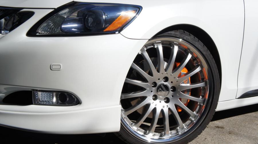 キャリパー塗装施工事例：レクサスGS450ｈ　キャリパー塗装　COLOR：#1103 Dazzling clearly green＆#1110 Valencia premium orange IMG20_1375_OvSrAI_sub7.jpg