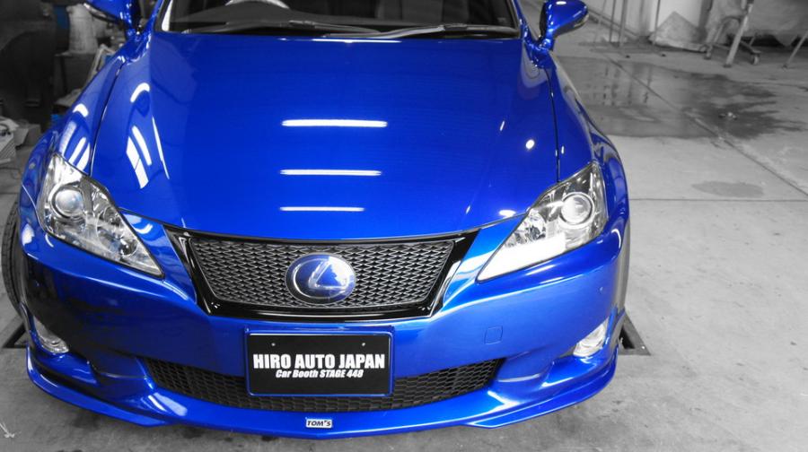 キャリパー塗装施工事例：レクサスIS350　キャリパー塗装　COLOR:#003 Tokyo midnight gold IMG20_1387_5xwOCx_sub5.jpg