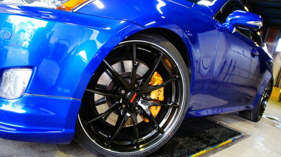 キャリパー塗装施工事例：レクサスIS350　キャリパー塗装　COLOR:#003 Tokyo midnight gold IMG20_1387_5xwOCx_sub6.jpg