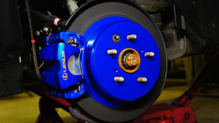 キャリパー塗装施工事例：レクサスGS450ｈ　キャリパー塗装＆ローター塗装　COLOR：#1115 Deep marine blue IMG20_1389_VFlBzO_sub1.jpg