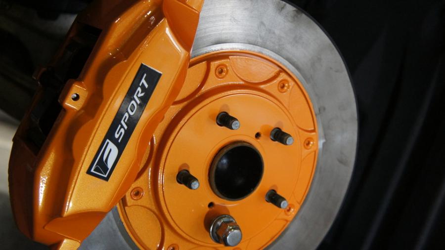 キャリパー塗装施工事例：レクサスRC350　キャリパー塗装＆ローター塗装　COLOR:#098 honey of pearl orange IMG20_1395_jspzqd_sub1.jpg