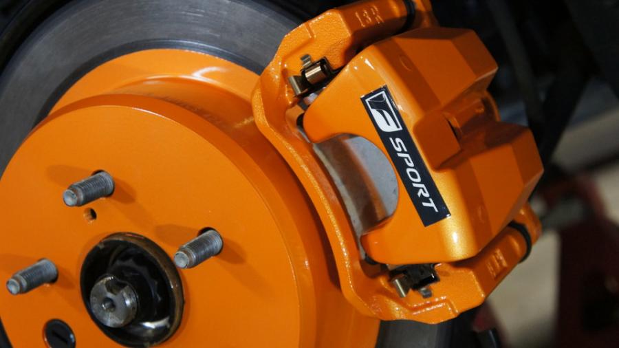 キャリパー塗装施工事例：レクサスRC350　キャリパー塗装＆ローター塗装　COLOR:#098 honey of pearl orange IMG20_1395_jspzqd_sub2.jpg