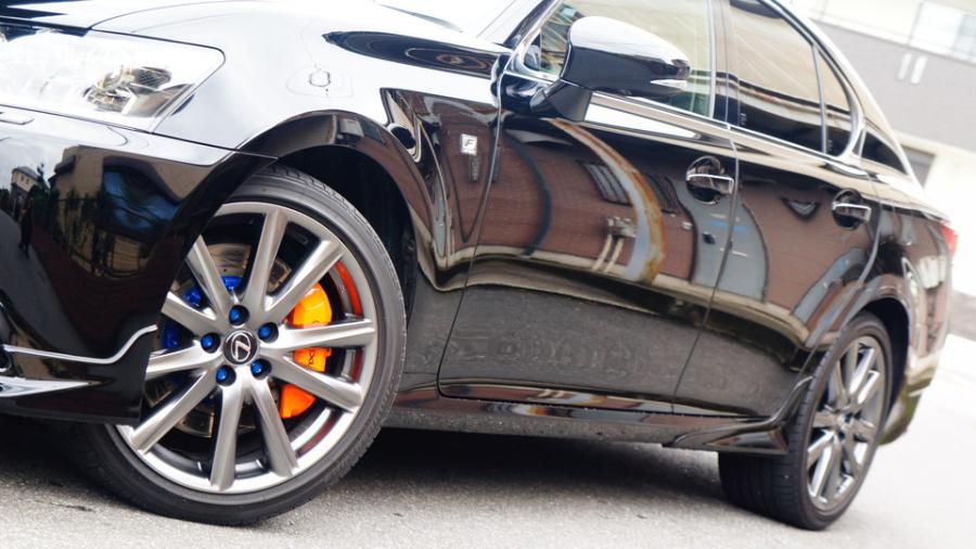 キャリパー塗装施工事例：レクサスGS350　キャリパー塗装＆ローター塗装　ＣＯＬＯＲ：#1110 Valencia premium orange＆#061 royal sky blue　ローター加工Type：C６S８D IMG20_1463_uutOdM_sub3.jpg