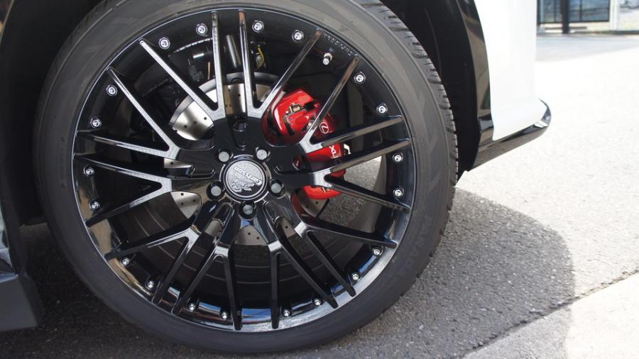 キャリパー塗装施工事例：レクサスRX450h　キャリパー塗装＆ローター塗装　COLOR：#010 premiun rouge candy red＆#005 Deep coal black、ローター加工Type：DDS IMG20_1464_lyENto_sub10.jpg