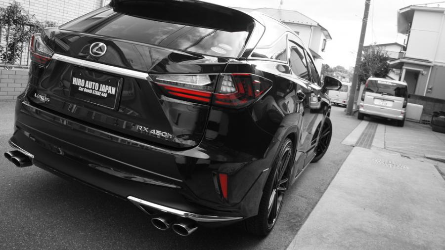 キャリパー塗装施工事例：ﾚｸｻｽRX450h　キャリパー塗装＆ローター加工　COLOR:#1113 Monster green　加工Type:C6S8D IMG20_1492_QBvsDa_sub9.jpg