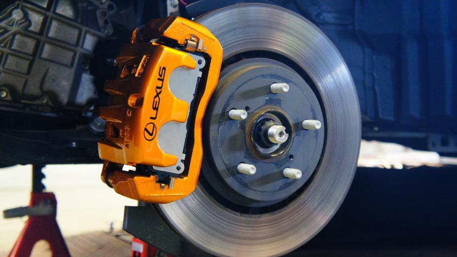 レクサスRX200t　キャリパー塗装　COLOR:#030 Royal art pearl orange gold