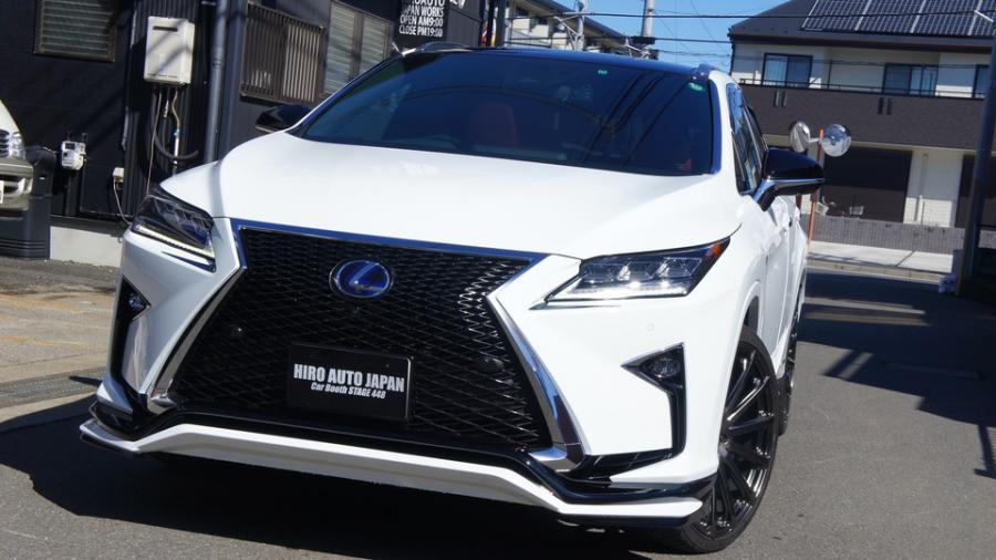 キャリパー塗装施工事例：レクサスRX450h　キャリパー塗装＆ローター塗装　COLOR:#030 Royal art pearl orange gold＆#1115 Deep marine blue ローター加工Type:12SD IMG20_1536_ar0ABp_sub3.jpg