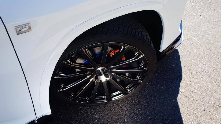 キャリパー塗装施工事例：レクサスRX450h　キャリパー塗装＆ローター塗装　COLOR:#030 Royal art pearl orange gold＆#1115 Deep marine blue ローター加工Type:12SD IMG20_1536_ar0ABp_sub6.jpg