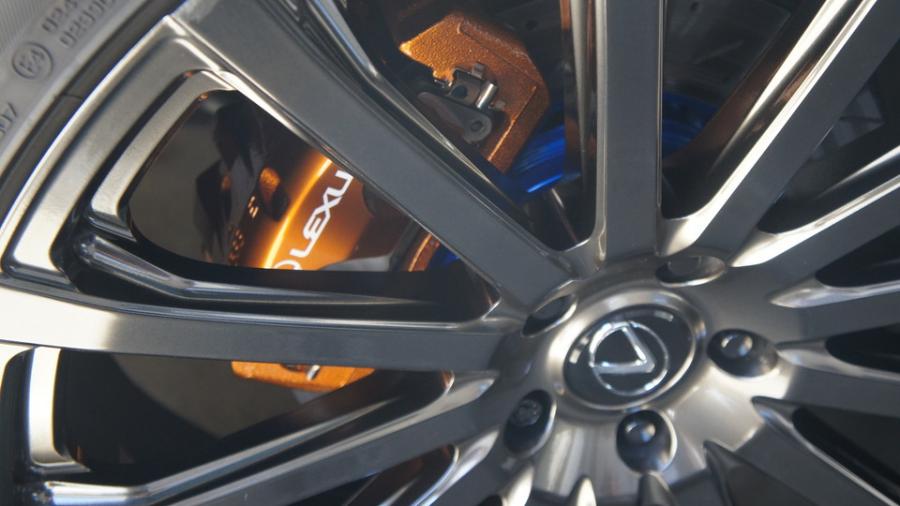 キャリパー塗装施工事例：レクサスRX450h　キャリパー塗装＆ローター塗装　COLOR:#030 Royal art pearl orange gold＆#1115 Deep marine blue ローター加工Type:12SD IMG20_1536_ar0ABp_sub7.jpg