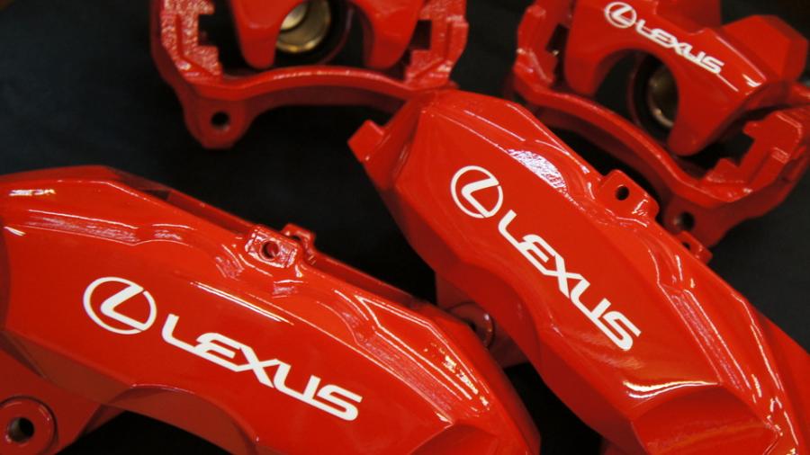 キャリパー塗装施工事例：レクサスGS　キャリパー塗装　COLOR:#001 Italian losso solid IMG20_1575_jzwT8x_sub1.jpg