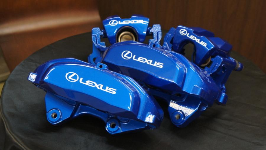 レクサスIS　キャリパー塗装　COLOR:#1115 Deep marine blue