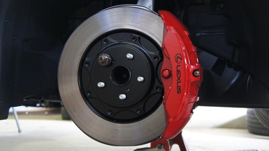 キャリパー塗装施工事例：レクサスLC500　キャリパー塗装＆ローター塗装　COLOR:#010 premiun rouge candy red＆#1114 Deep coal black matte、その他HAJカスタム IMG20_1635_lC4bJM_sub1.jpg