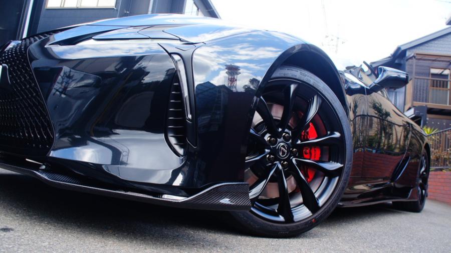 キャリパー塗装施工事例：レクサスLC500　キャリパー塗装＆ローター塗装　COLOR:#010 premiun rouge candy red＆#1114 Deep coal black matte、その他HAJカスタム IMG20_1635_lC4bJM_sub7.jpg