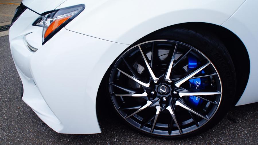 キャリパー塗装施工事例：レクサスRC-F　キャリパー塗装・ローター塗装　COLOR:#1115 Deep marine blue＆#005 Deep coal black IMG20_1645_cxMmjw_sub8.jpg