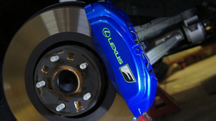 レクサスIS200t　キャリパー塗装　COLOR:#1115 Deep marine blue