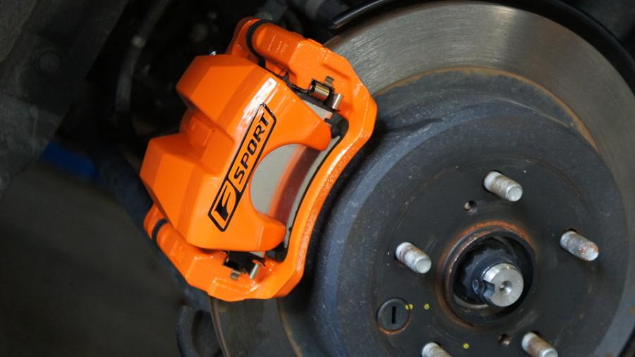 キャリパー塗装施工事例：レクサスIS200t　キャリパー塗装　COLOR:#1110 Valencia premium orange IMG20_1681_dXpRUU_sub2.jpg