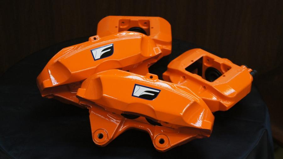 レクサスGS　キャリパー塗装　COLOR:#1110 Valencia premium orange