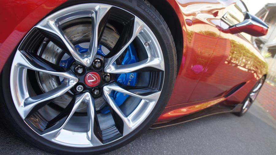 キャリパー塗装施工事例：レクサスLC500　キャリパー塗装　COLOR:#1111 Charm gross candy blue　ローター加工Type:C12SD IMG20_1719_g3Vg6P_sub7.jpg