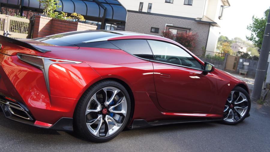 キャリパー塗装施工事例：レクサスLC500　キャリパー塗装　COLOR:#1111 Charm gross candy blue　ローター加工Type:C12SD IMG20_1719_g3Vg6P_sub8.jpg