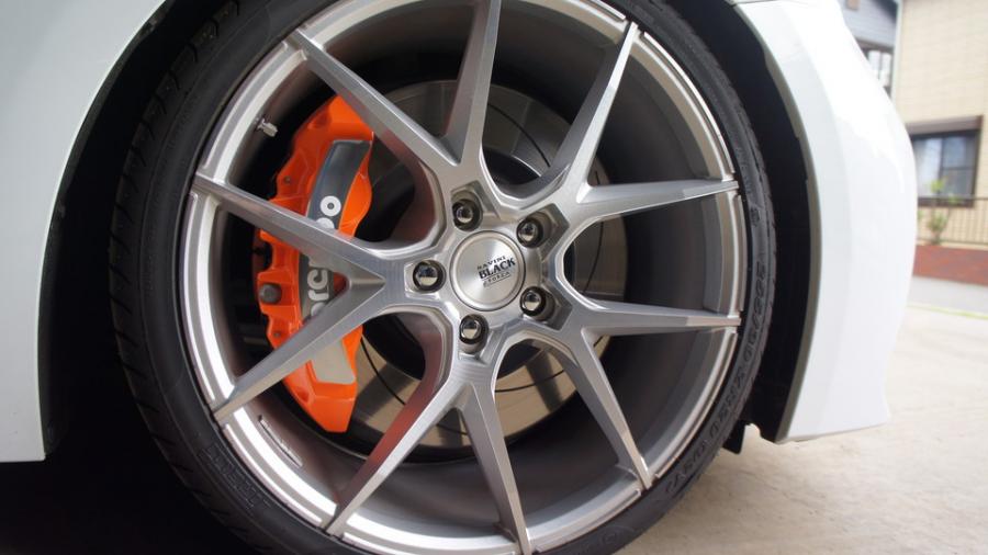 キャリパー塗装施工事例：レクサスRC-F　キャリパー塗装　COLOR:#1110 Valencia premium orange　表面ハイポリッシュ加工 IMG20_1722_t0x6nu_sub5.jpg