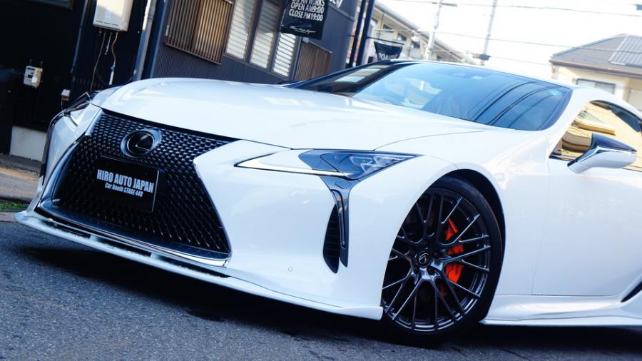 レクサスLC500　キャリパー塗装　COLOR:#1110 Valencia premium orange