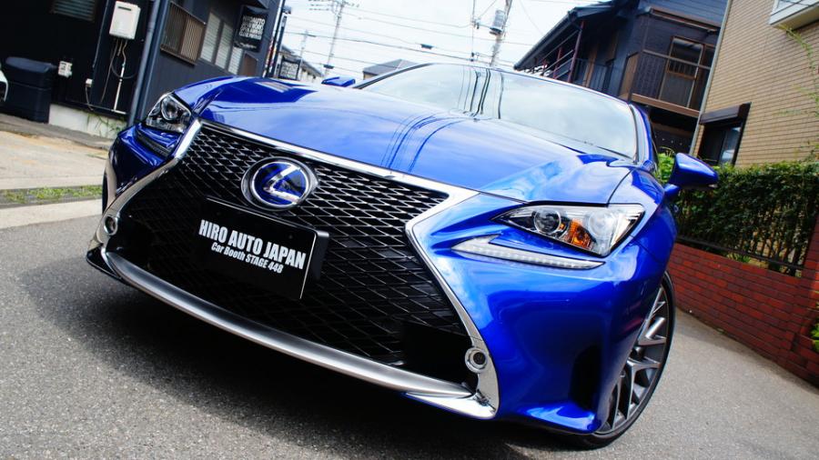 レクサスRC300h　キャリパー塗装　COLOR:#098 honey of pearl orange