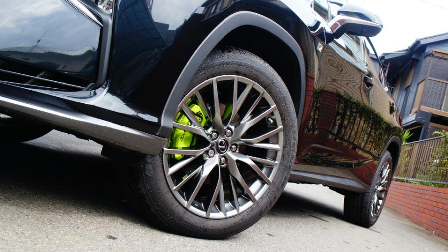 キャリパー塗装施工事例：レクサスRX300Fスポーツ　キャリパー塗装　COLOR:#1116 Acid green IMG20_1800_yW4jTl_sub4.jpg