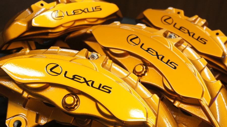 キャリパー塗装施工事例：レクサスLC　キャリパー塗装＆ローター塗装　COLOR:#003 Tokyo midnight gold＆#069 Mystic arc violet IMG20_1811_a8sPy8_sub1.jpg